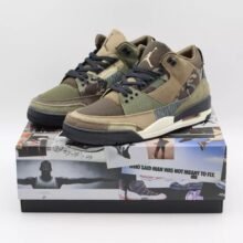 Nike Air Jordan 3 Retro Patchwork Dark Hazel Camo Khaki Green7